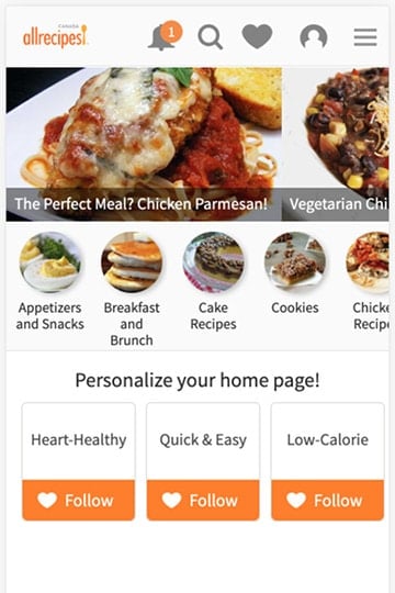 category images on allrecipes